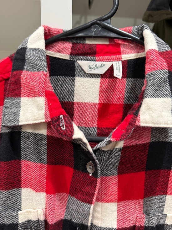 Woolrich Tops - Woolrich Red, Black & Cream Buffalo Plaid Shirt